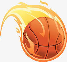 basketball flames