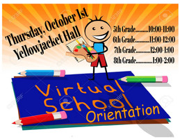 MVMS Virtual Orientation Schedule